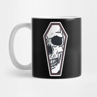 Skull Coffin Artwork Mug